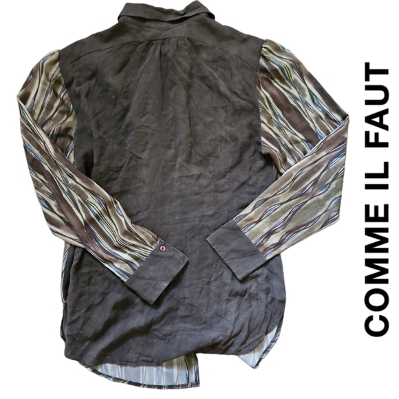 Unique Quality Button Up Top - Picture 5 of 14